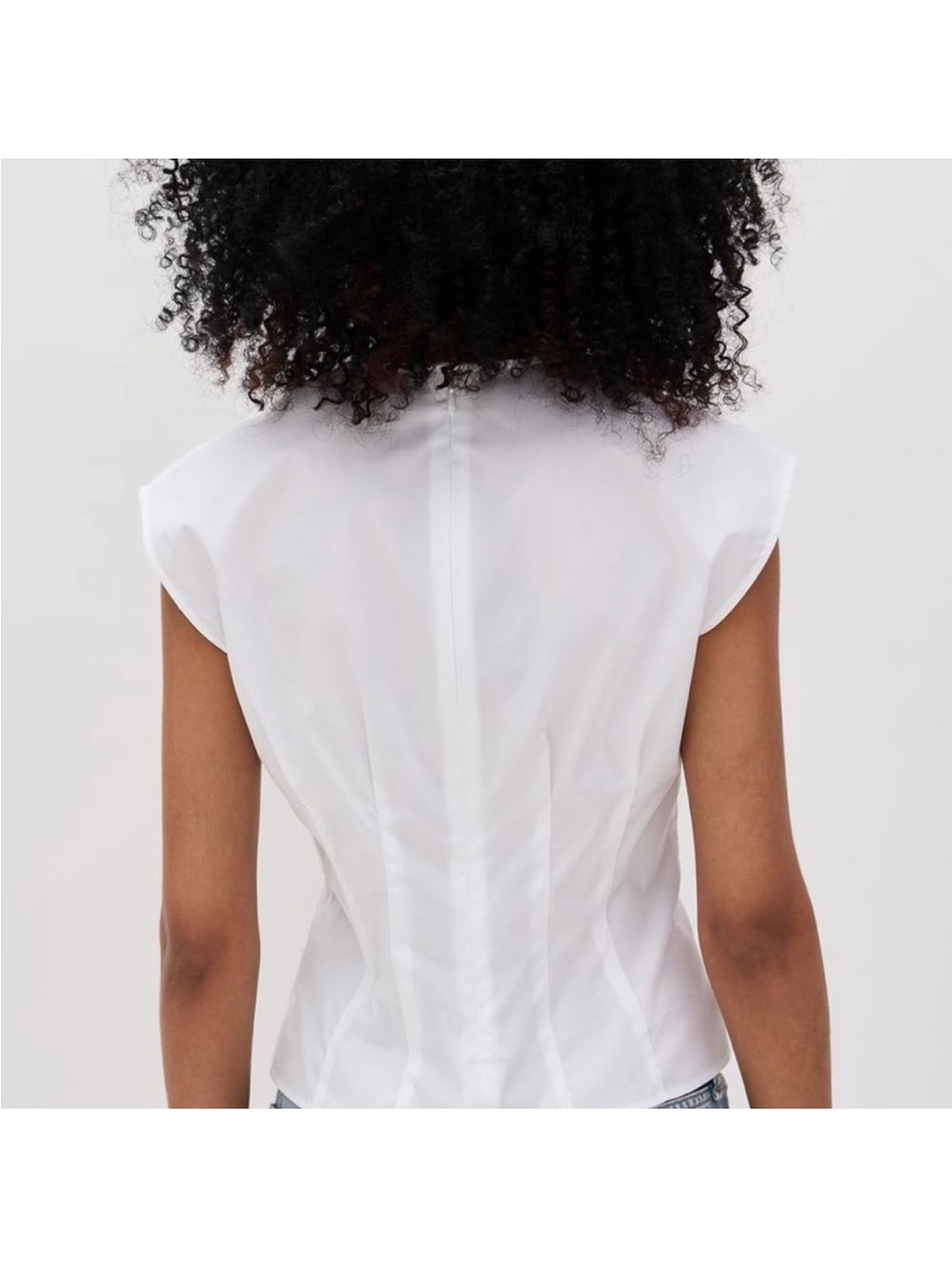 rag & bone Ines Poplin Top - Womens 4 - Picture 2 of 11